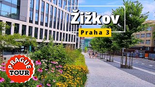 #Žižkov. Walking tour of Prague, Czech Republic.