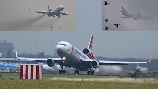 Final takeoff + Flyby: Martinair Cargo - Last MD-11 F :( PH-MCP ) at AMS