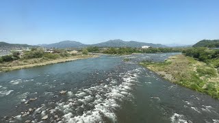 【側面展望】第一利根川橋梁→いちご農園　SLレトロぐんま水上