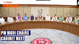 PM Modi chairs his first Cabinet Meet as he begins third term
