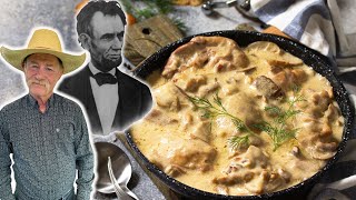 Making President Lincoln's Favorite Meal | Chicken Fricassee