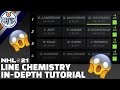 NHL 21 LINE CHEMISTRY TUTORIAL (In-Depth Explanation & Examples)