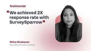 How Duroflex maximized their feedback system with SurveySparrow