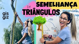 SEMELHANÇA DE TRIÂNGULOS | RAZÃO DE SEMELHANÇA | TEOREMA DE TALES  | 9º ano - \\Pof. Gis/