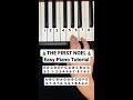 the first noel 🎄🎶 easy piano tutorial