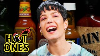 Halsey Experiences the Jersey Devil While Eating Spicy Wings | Hot Ones