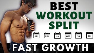 WORKOUT SPLIT for Fast Muscle Growth | Best workout Split for Bodybuilding