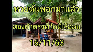 ขอหวยต้นพอกวัดผีเรือล่มสองตัวตรงฯงวด16/11/63#คน ส่องเลข