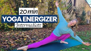 20 min Intermediate Yoga to Feel More Energized