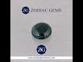 zodiac gems semi precious gemstone moss agate 9.09ct.