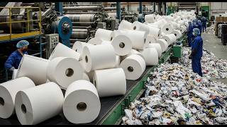 From Waste Paper to Soft Toilet Paper | Complete Factory Process