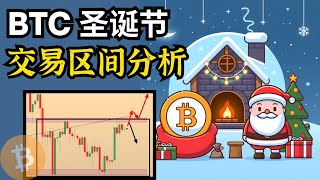 BTC 圣诞节的交易区间分析。比特币行情分析(BTC/ETH/比特币/以太坊/bitcoin/ethereum行情分析)