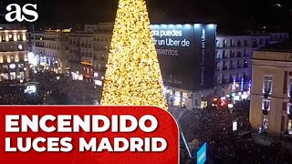 ENCENDIDO de LUCES de NAVIDAD de la PUERTA del SOL | MADRID