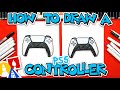 How To Draw A PS5 Controller