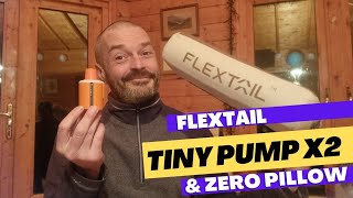 Flextail Tiny Pump 2X and Flextail Zero Pillow. Outdoor gear review.