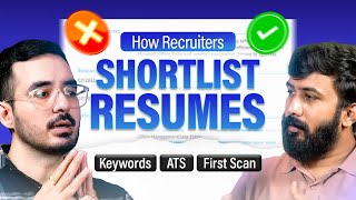 How Recruiters Actually Shortlist Resumes | ATS, AI Screening & Resume Tips | @SCALER