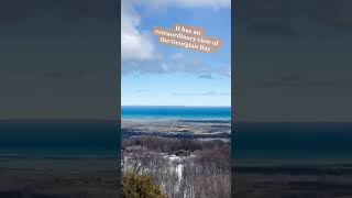 Longest suspension bridge in southern Ontario, scenic caves blue mountain #bluemountain #ontario