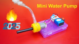 How to Make Water Pump with DC Motor | Science Projects Water Pump | Science Fair Projects