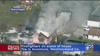 Firefighters On Scene Of House Fire In Westmoreland Co.