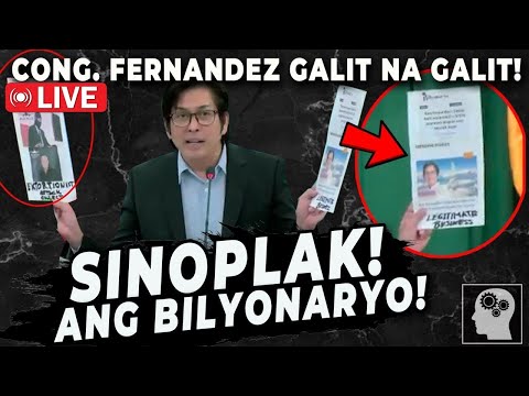 CONG. DAN FERNANDEZ galit na GALIT na SINOPLAK ang BILYONARYO !!! Jevara PH