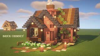 [マイクラ建築]おしゃれなレンガのお家の作り方[Minecraft][tutorial][survival][house]