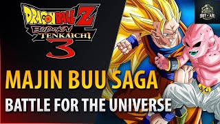 Dragon Ball Z Budokai Tenkaichi 3 | Dragon History | Majin Buu Saga - Battle For The Universe |