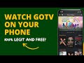 Watch Gotv on your phone for Free// Gotv Stream App