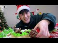 asmr mukbang christmas jelly candy recipe desserts red vs green food noodles jelly ice cream