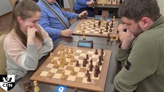 G. Usacheva (1940) vs A. Ermakov (1694). Chess Fight Night. CFN. Blitz