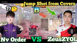 Nv Order Shocked By ZeusZYOL Jump Shots from Cover • 1v1 TDM PMGC Pros Pubg Mobile[1080p60fps]