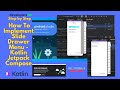How to Create a Navigation Drawer Menu With Jetpack Compose - Android Studio Tutorial
