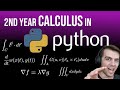 2nd Year Calculus, But in PYTHON