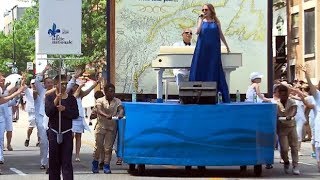 Viral video of Quebec history float sparks allegations of racism