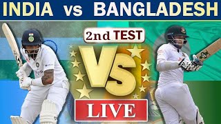🔴 Live : INDIA vs BANGLADESH || CRICKET LIVE | 2nd Test | IND vs BAN | LIVE MATCH TODAY | Cricket 22