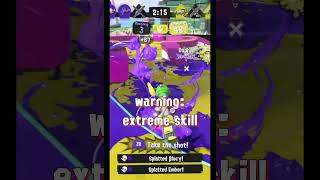 WARNING: extremely skillful splatoon 3 triple kill #splatoon3 #nintendoswitch