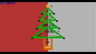Christmas Tree Race - Algodoo