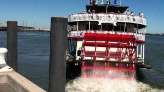 Steamer Natchez Departs New Orleans