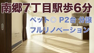 【南郷7丁目駅 3SLDK】分譲 フルリノベーション