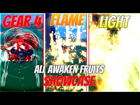 All AWAKENED FRUITS Showcase One Fruit Simulator