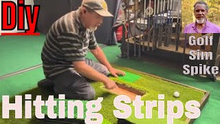 Tips on Building a Tee Box for your Golf Simulator with Divot relief inserts