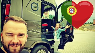 #truckerslifestyle s05 cz.4 || #Artdrive (108) TRASA DO PORTUGALII W PODWÓJNEJ Z KOBIETĄ