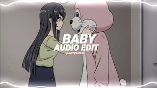 baby - justin bieber ft. ludacris [edit audio]
