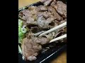 2020 9 22 持ち帰り1 肉のヤマキ商店の炭火焼肉丼　焼肉弁当のダブル　大