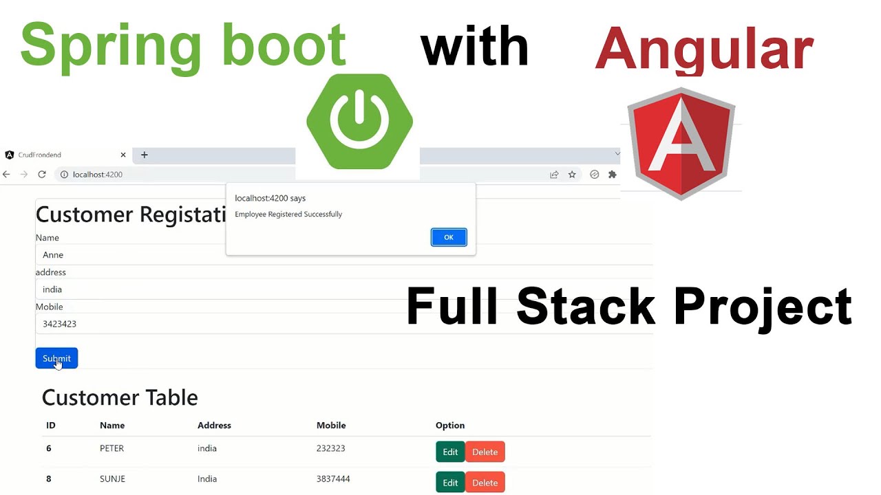 Build Amazing Full Stack Apps With Spring Boot And Angular Youtube