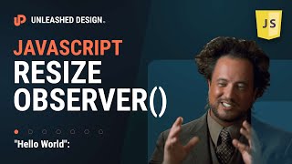 JavaScript's ResizeObserver()??? WARUM kannte ich das nicht? [DE/Tutorial]