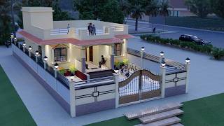 33'x80' Home Design for village II 3Bhk House Design By@Myhomeplan