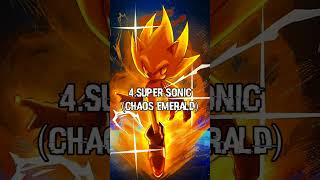 STRONGEST SONIC'S FORMS | #shorts #sonic #supersonic #chaosemerald #dreggman #tails #shadow #fyp #pt