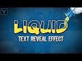 Vegas Pro 16: How To Make A Liquid Text Reveal Effect - Tutorial #426