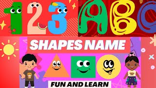 ABCD, 123s and Shapes Name | Compilation | Kids Channel | Fun and Learn