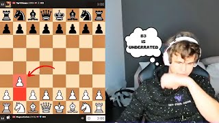 Magnus Carlsen defeats a 2900-rated GM using the b3 opening